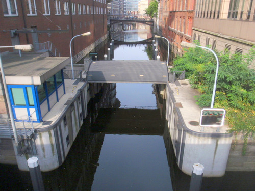 One of the river locks.